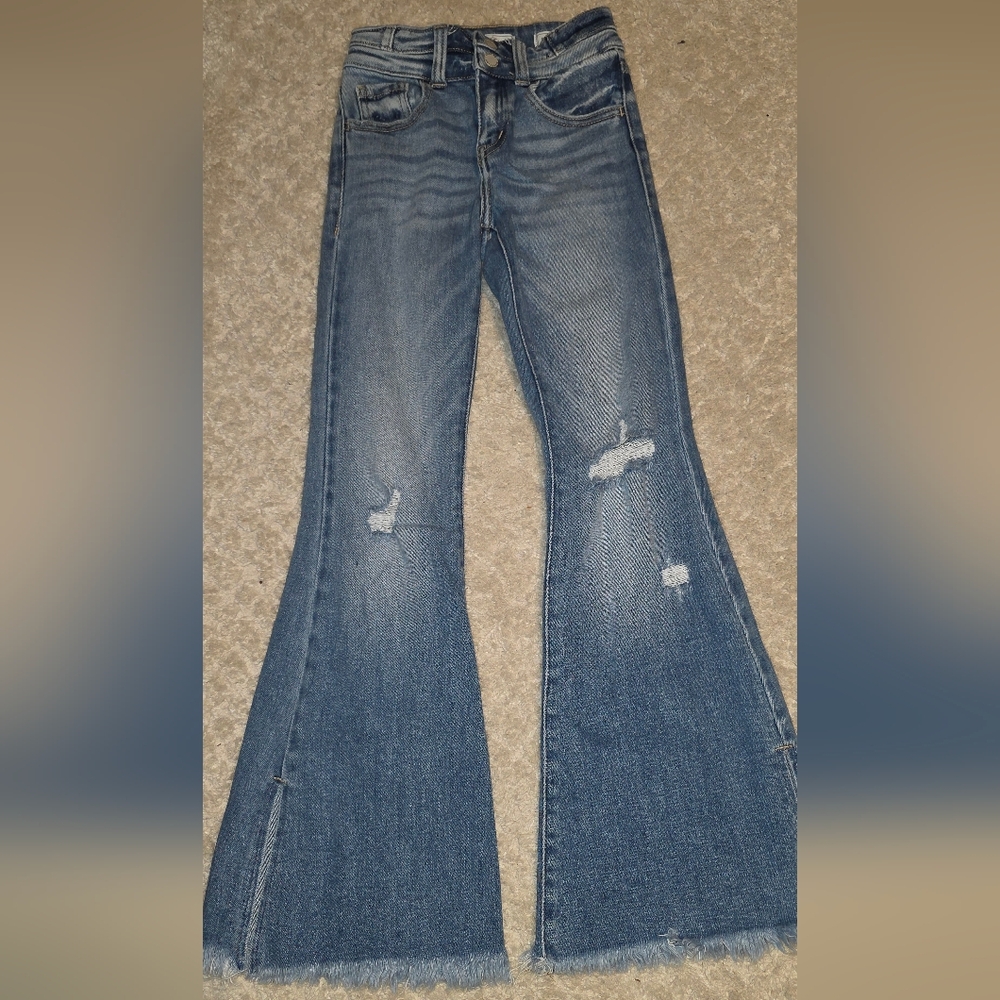 Girls KanCan Light Blue Flare Jeans